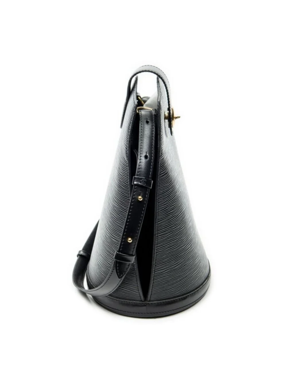Louis Vuitton Cluny Black Epi Shoulder